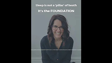 Sleep isn't one of the health pillars - it is the foundation.