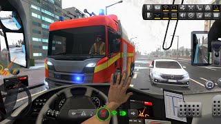Bus Simulator : Ultimate | Amazing 🚒🎇👨‍🚒 | Zuuks | Mobile Gameplay | Drive with Devil 😈  screenshot 2
