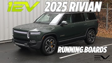 Rivan R1S gets RMaxx Running Board Side Steps by Team 1EV from EV Sportline - DIY Install Friendly!