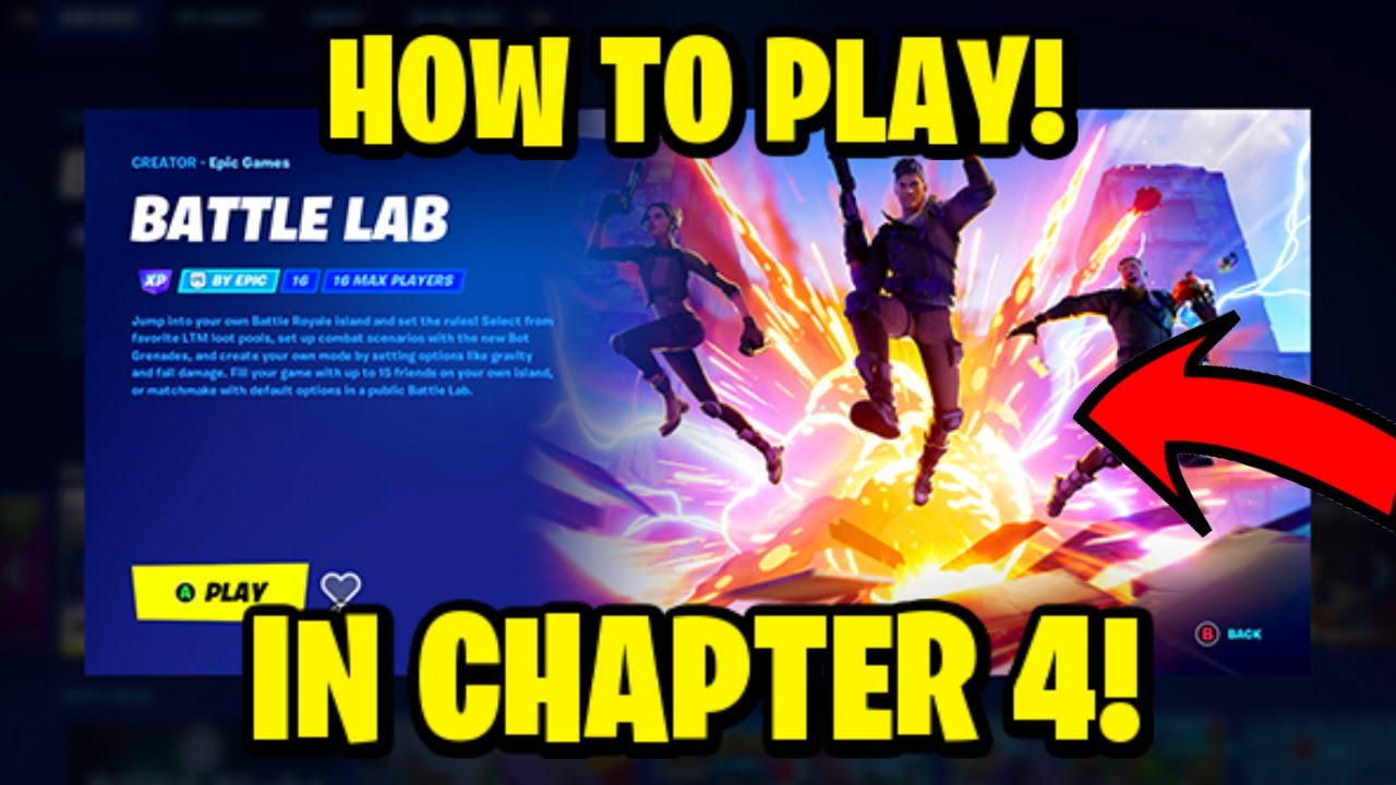 How to Play Battle Lab in Fortnite Chapter 4! (Where Is Battle Lab