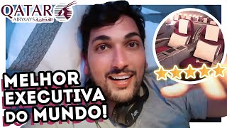 RICO NO AVIÃO! VOANDO BUSINESS na CLASSE EXECUTIVA do BOEING 777 QATAR AIRWAYS - como conseguir?