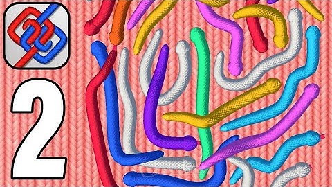 Tangled Snakes - Gameplay Walkthrough Part 2 Help them get free (Android,iOS)