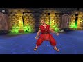 Fighting game characters actions
