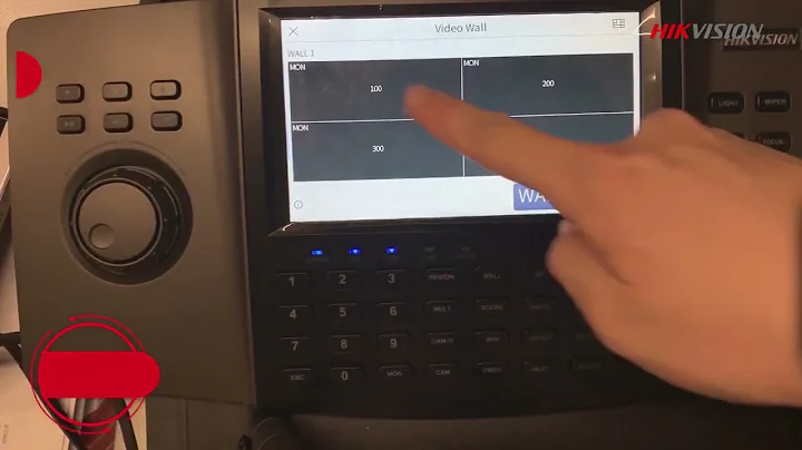 HIkvision 1100 B Keyboard Configuration