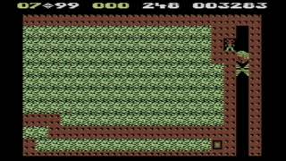 C64 Game: Boulder Dash De Luxe Remix V