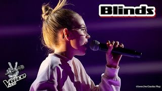 Miley Cyrus  'Flowers' (Emilia) | Blinds |The Voice Kids 2024