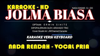 JOLMA BIASA Karaoke Arghado Trio Nada Rendah