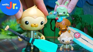 Octonauts Toy Play: Fire Ant Flood Escape!  Octonauts Above & Beyond | Netflix Jr