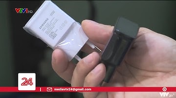 "Công nghệ" sản xuất sạc điện thoại giả từ phế liệu | VTV24