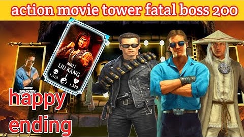 MK MOBILE | ACTION MOVIE TOWER FATAL BOSS 200| BEST TALENT TREE SETUP