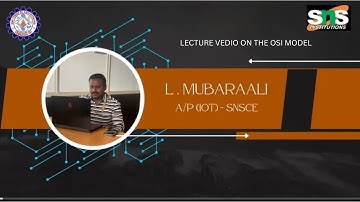 DT LECTURE VIDEO ON THE OSI MODEL | COMPUTER NETWORKS | SNS Institutions