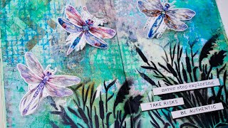 The Intuitive Collage Process | Getting Past a Creative Block