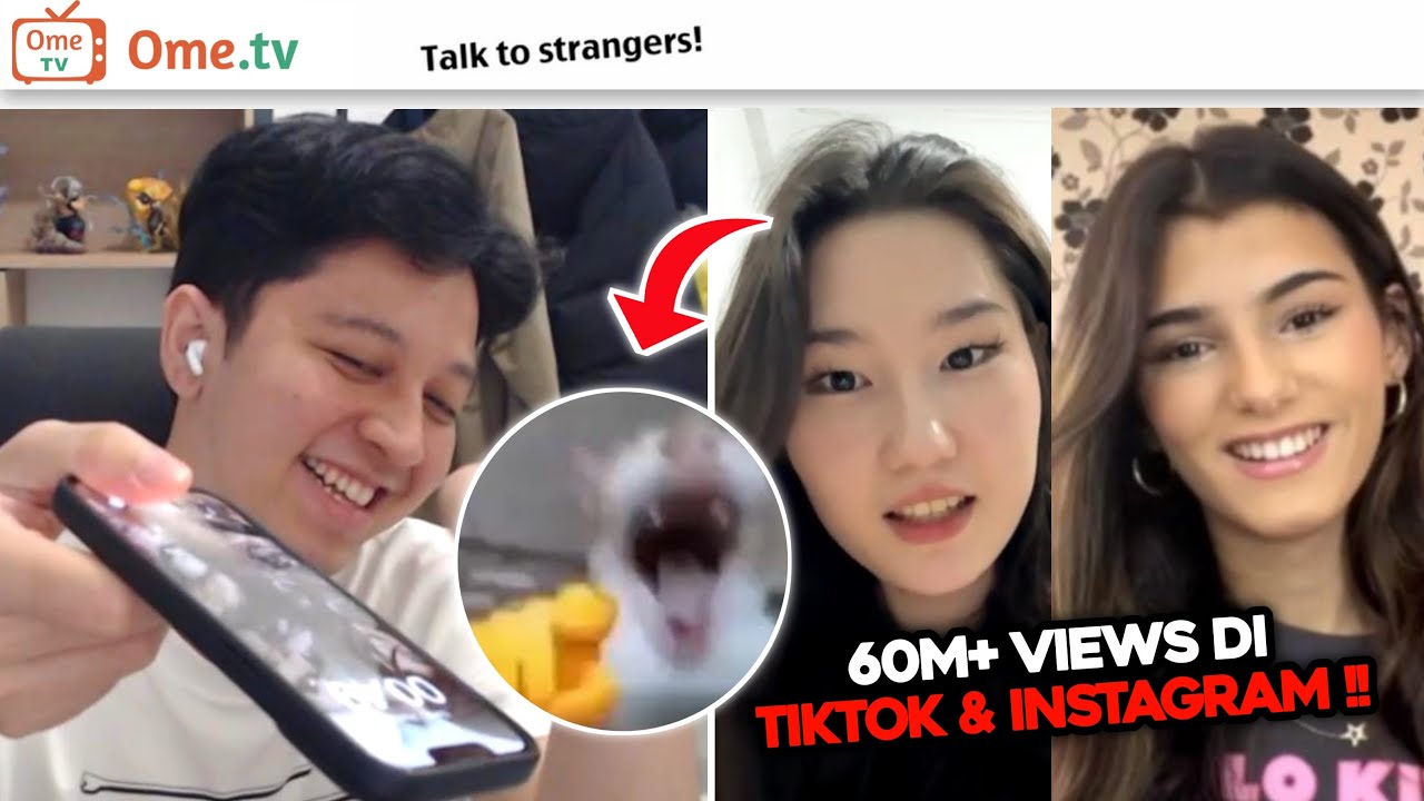 PRANK TELPON DAN JOKES WOAH, VIRAL DI TIKTOK & INSTAGRAM !! - OME.TV Internasional