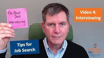 Chalk Talk - Job Search - Video 4 - Interviewing