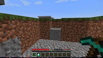 Floating gravel trap Minecraft