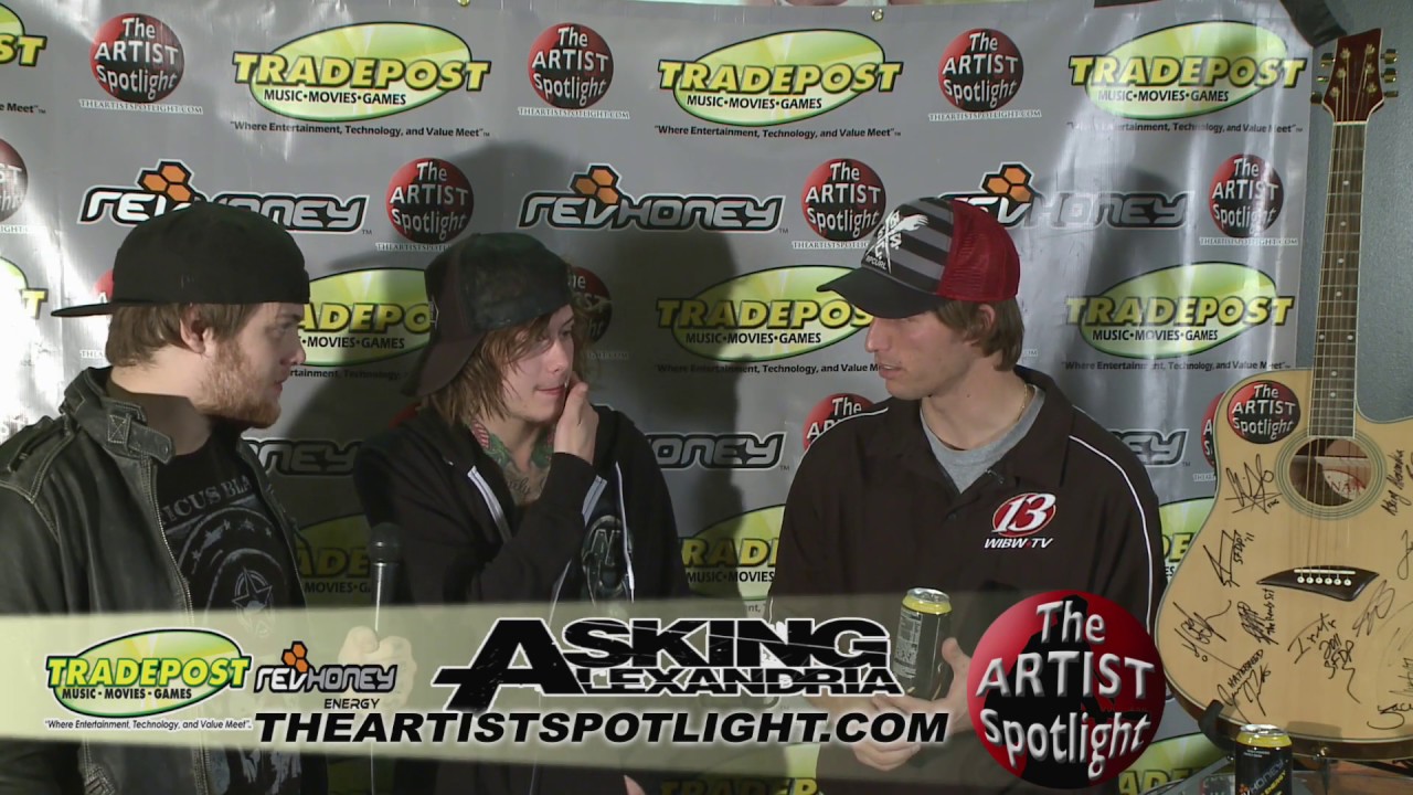 Asking Alexandria Danny Worsnop Ben Bruce just said what???? on The Artist Spotlight