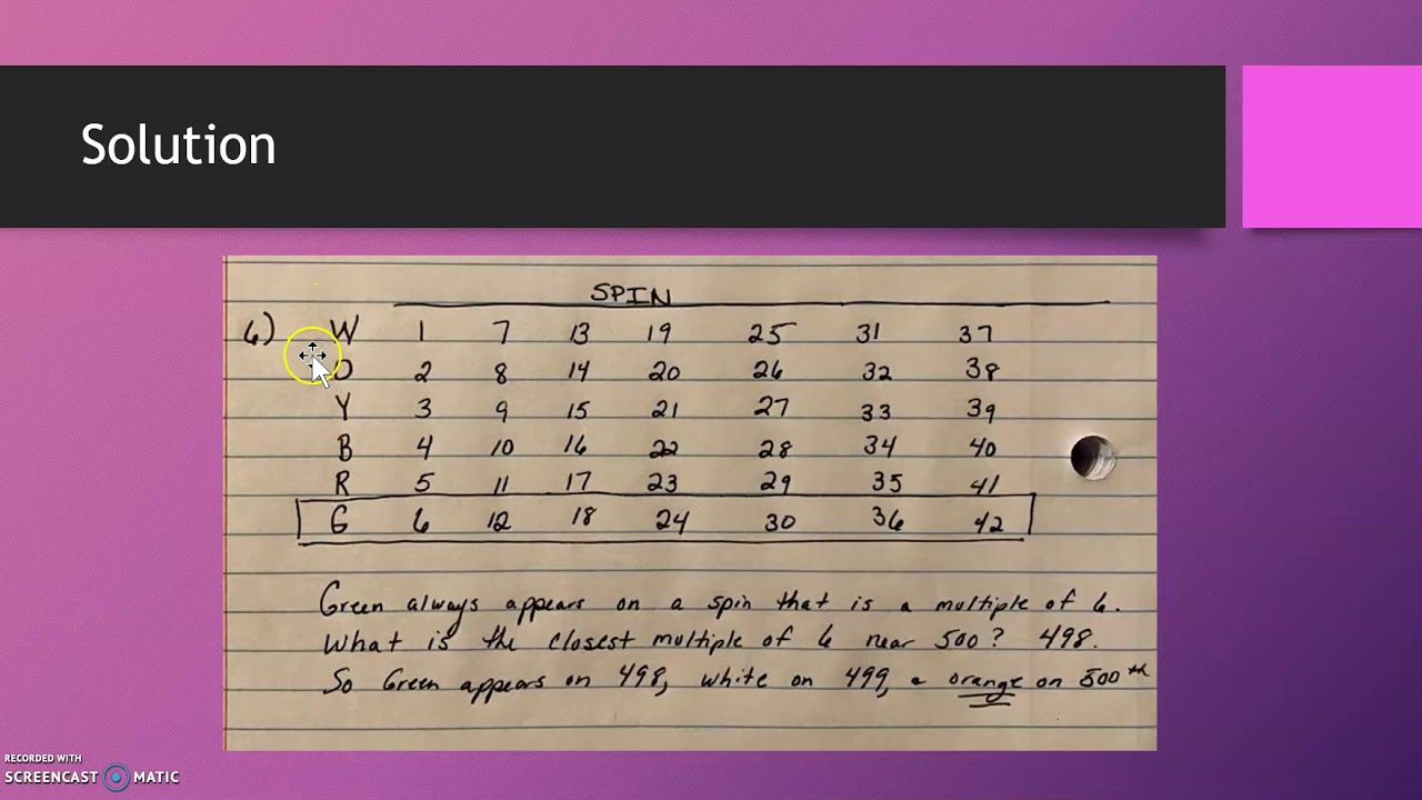 Chapter 5 Practice Problems - YouTube