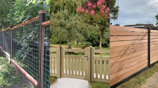 Garden Fencing Ideas with Fancy Barrier Designs