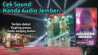 Cek Sound NANDA AUDIO JEMBER di Surat Mojo Kediri
