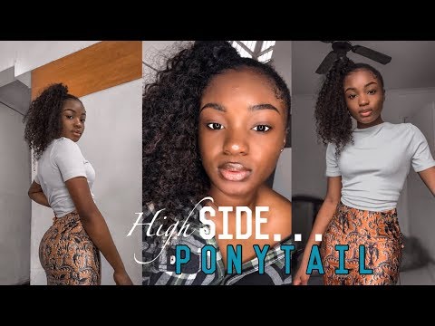 Stylish Side Twist High Ponytail hairstyles 😍 #hairstyle #hairstyles  #hairlook #hairtok #highponytail #ponytailhairstyle… | Instagram