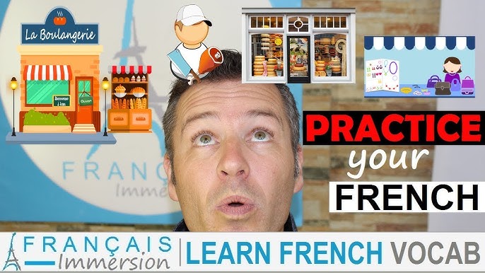 Shop Names in French  Learn French Vocabulary - French Lessons 