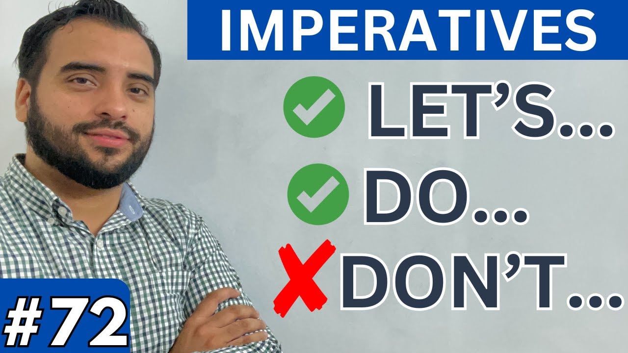 IMPERATIVOS EN INGLES | Aprende a Dar Órdenes, Sugerencias e Instrucciones