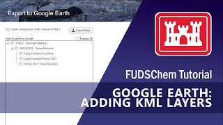 Google Earth: Adding KML Layers - FUDSChem