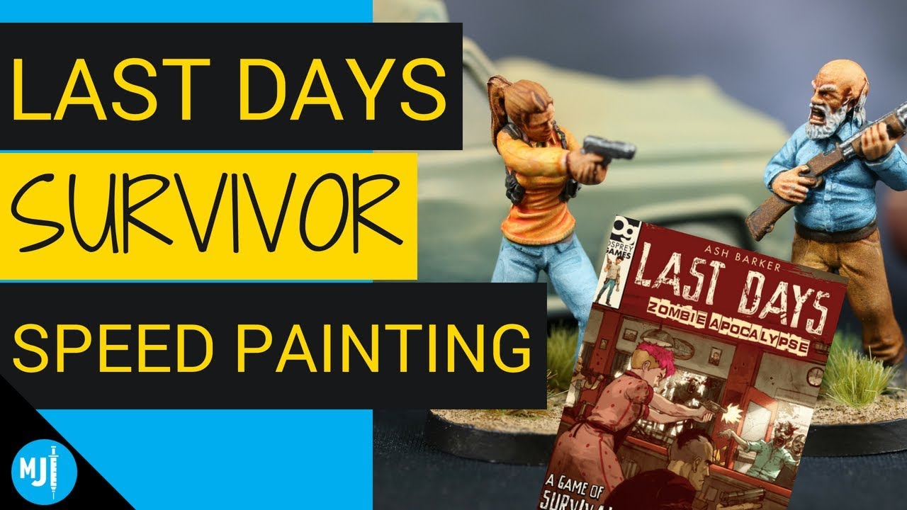 Speed Paint Last Days (Or The Walking Dead All Out War) Miniatures