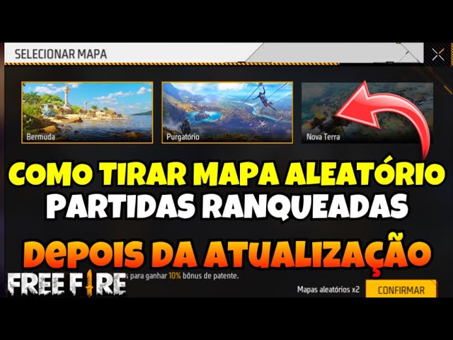 Free Fire - Como escolher o mapa que você quer jogar na Ranqueada