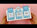 How To Make A Paper Calendar For 2026 New Year Calendar DIY