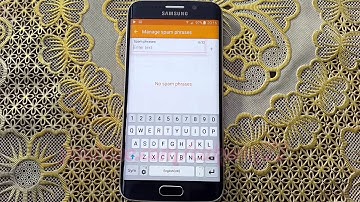 How to add block word (phrases) text messages in Samsung Galaxy S6 or S6 Edge