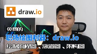 职场绘图利器drawio使用draw.io绘制流程图、泳道图、架构图基础教程