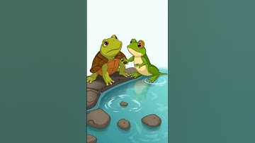 Kể Chuyện Bé Nghe: Rùa Con Dũng Cảm Mưu Trí  #kechuyenbenghe #cartoon