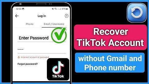 How to recover TikTok Account without Gmail and phone number(2025 guide)