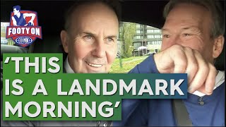 TJ's hilarious ride along with Sam Newman to the golf course - Long Story Short | Footy on Nine