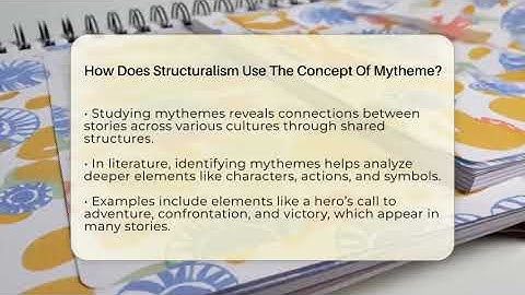 How Does Structuralism Use The Concept Of Mytheme? - The Prose Path