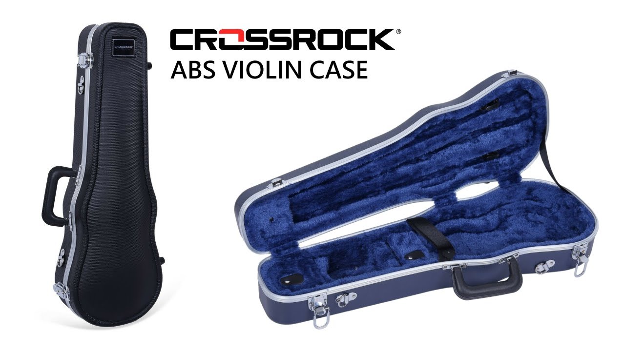 希少品 CROSSROCK バイオリンケース 4/4サイズ ABS 4/4 Full Size Violin Case - Shaped | Crossrock