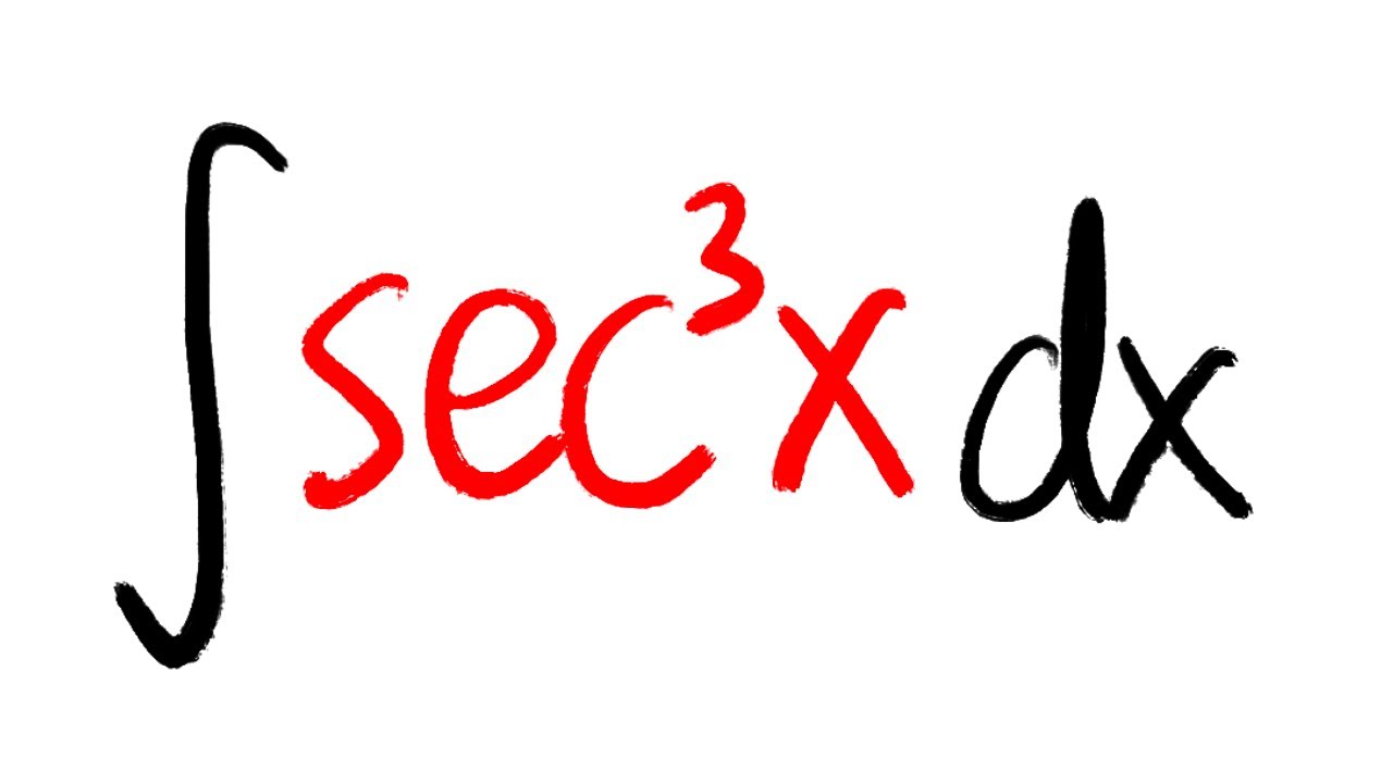 Integral Of Sec 3x YouTube Integral Of Sec 3x YouTube