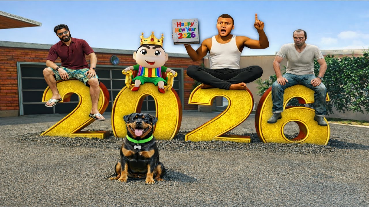 Shinchan And Franklin Celebrate New Year 2026 In GTA 5 YouTube 