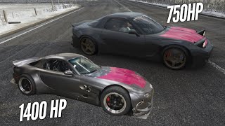 I build my AWD 4 Rotor RX-7 in Forza preparing for the Hoonicorn race! Is it accurate enough?