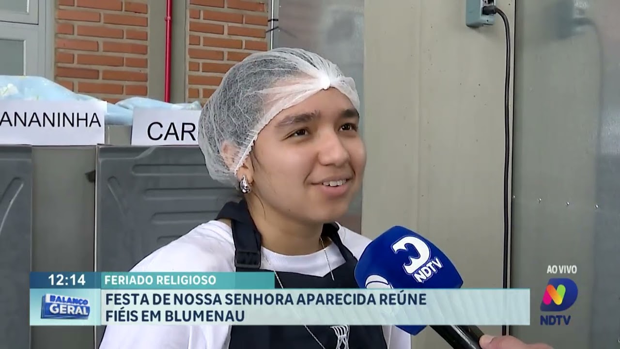 Feriado religioso: Festa de Nossa Senhora Aparecida reúne fiéis em Blumenau