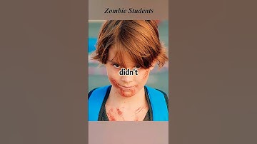 Children all turned into zombies and chased after their teachers. #futurelink #thriller