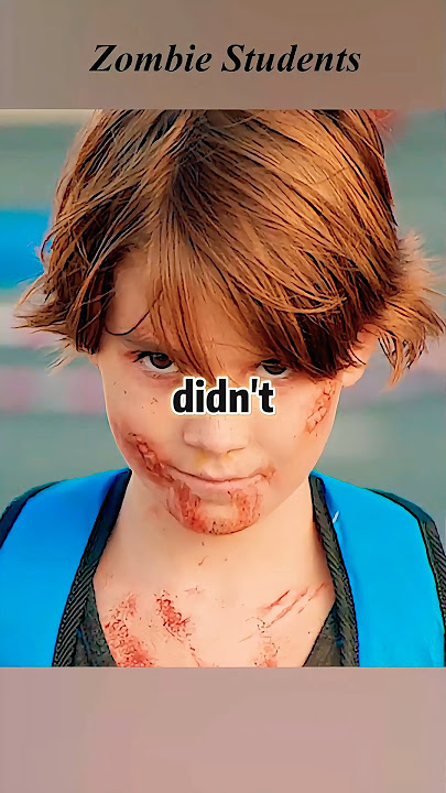 Children all turned into zombies and chased after their teachers. #futurelink #thriller