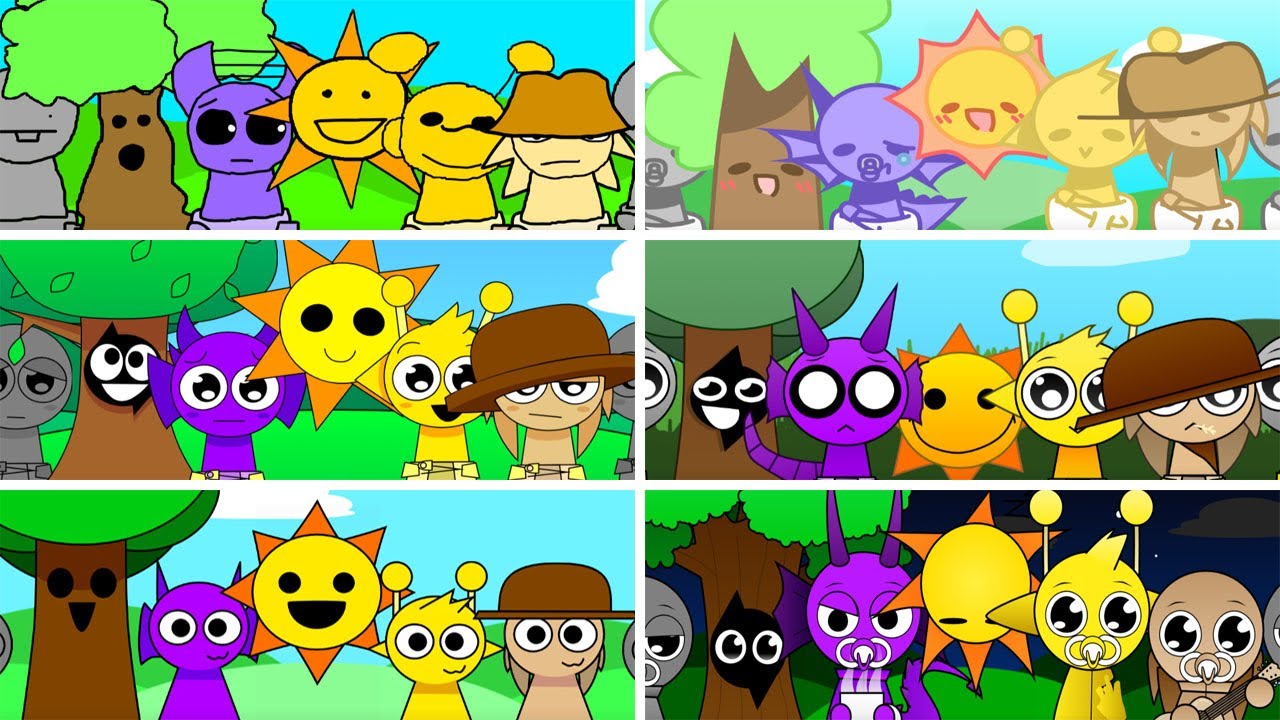 Incredibox - Sprunki but ONLY MELODIES in ALL Babies Mods | Part 4