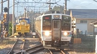 【東日本運用】JR東日本211系1000番台　快速みすず長野行き　飯島駅到着