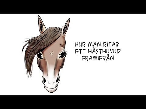 Video: Hur Man Ritar Ett Hästhuvud