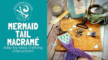 Macrame Tutorial: Knotty Mermaid Tail Keychain