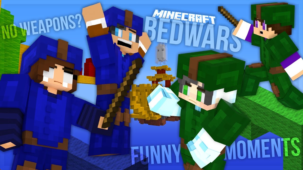 Minecraft Bed Wars Funny Moments With Friends 2020 - YouTube