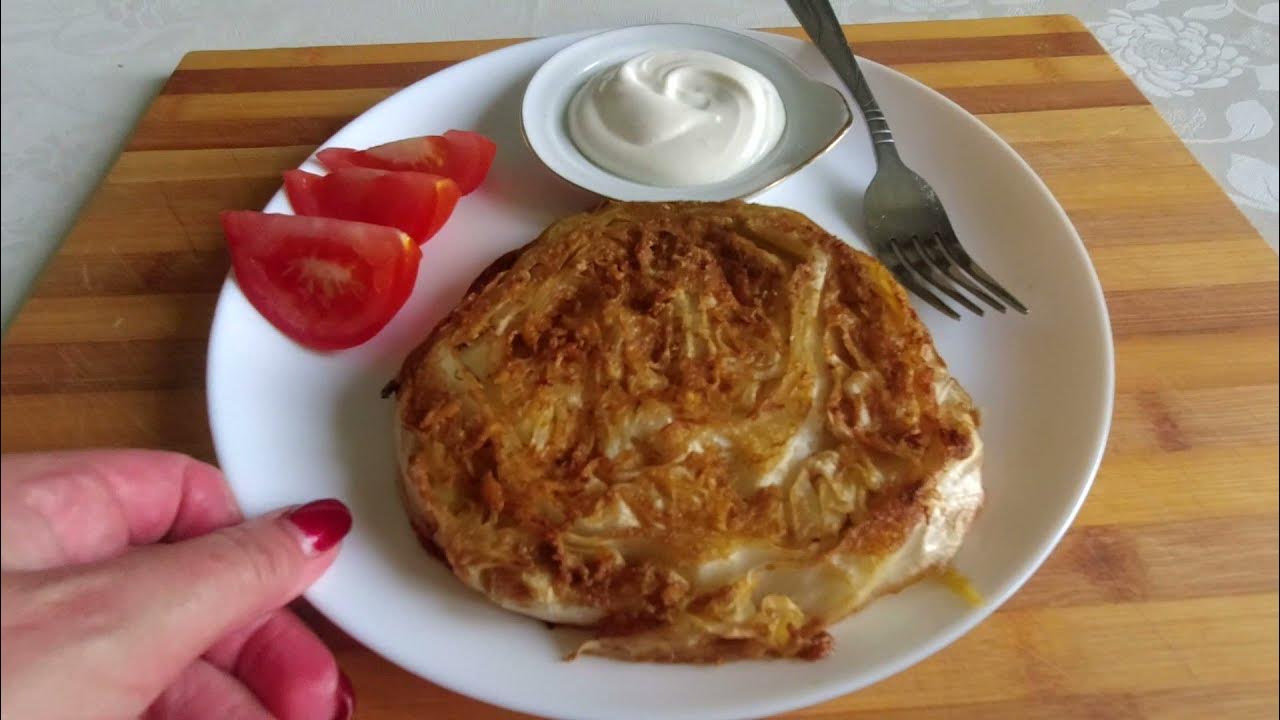 Рецепт капустных стейков с фаршем