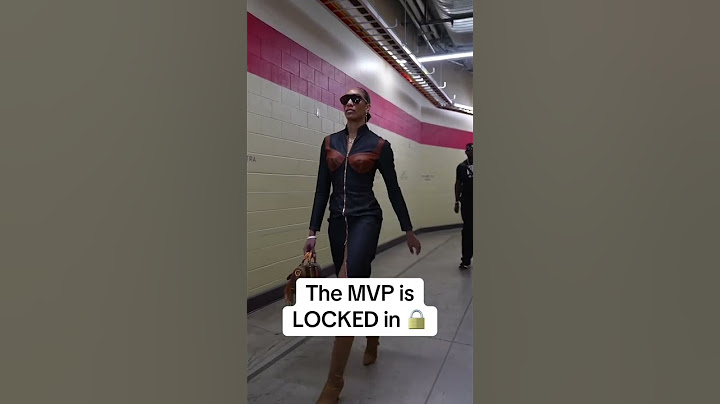 The MVP is locked in 👀